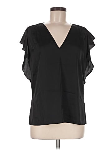 White House Black Market Short Sleeve Blouse (view 1)