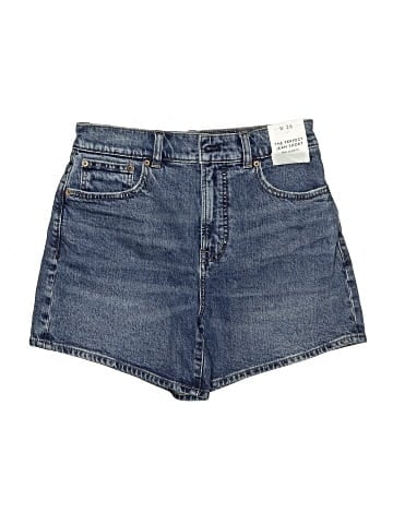 Madewell The Perfect Vintage Mid-Length Jean Short in Manton Wash (view 1)