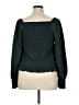 Madewell 100% Polyester Green Long Sleeve Blouse Size XL - photo 2