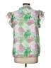 Michelle McDowell Tropical Green Short Sleeve Blouse Size L - photo 2