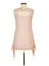 BCBGMAXAZRIA 100% Recycled Polyester Pink Ivory Sleeveless Blouse Size XS - photo 2