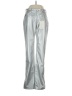 KANCAN JEANS 100% Polyurethane Metallic Silver Jeans Size 1 (petite) - photo 1