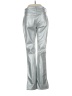 KANCAN JEANS 100% Polyurethane Metallic Silver Jeans Size 1 (petite) - photo 2