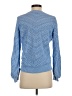Ann Taylor LOFT 100% Cotton Chevron-herringbone Blue Pullover Sweater Size XS - photo 2