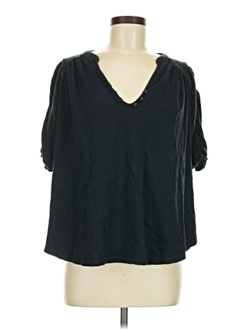 Free People Short Sleeve Blouse (view 1)