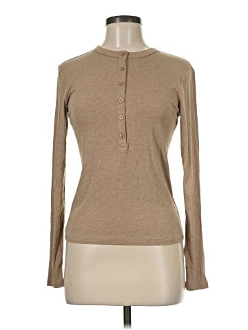 Universal Thread Long Sleeve Henley (view 1)