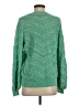 Ann Taylor LOFT 100% Cotton Chevron-herringbone Green Pullover Sweater Size S - photo 2
