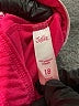 Justice 100% Polyester Color Block Pink Athletic Shorts Size 18 - photo 3