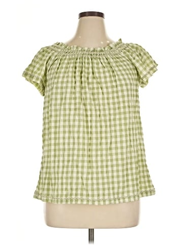 Max Studio Short Sleeve Blouse (view 1)