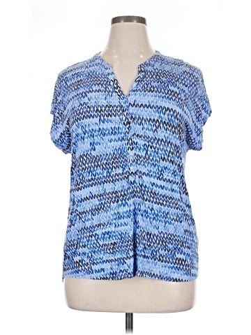 Dana Buchman Short Sleeve Henley (view 1)