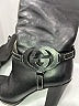 Gucci 100% Leather Black Boots Size EU (IT) 37 / US 7 (wide) - photo 5