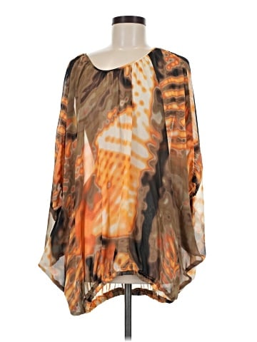 she said... 3/4 Sleeve Blouse (view 1)