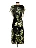 Connected Apparel Floral Black Cocktail Dress Size 4 - photo 2
