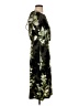 Connected Apparel Floral Black Cocktail Dress Size 4 - photo 4