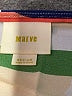Maeve 100% Viscose Graphic Multi Color Green Short Sleeve Blouse Size M - photo 7