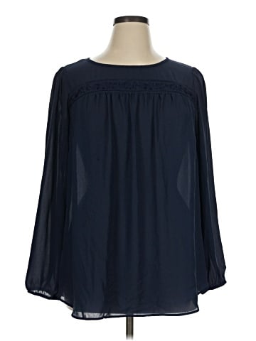 Lane Bryant Long Sleeve Blouse (view 1)