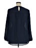 Lane Bryant Blue Long Sleeve Blouse Size 14 - 16 Plus - photo 2