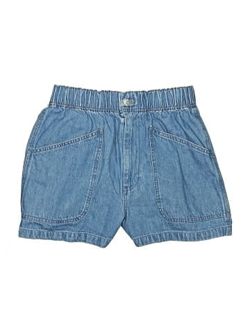 Madewell Denim Pull-On Utility Shorts in Grandfield Wash (view 1)
