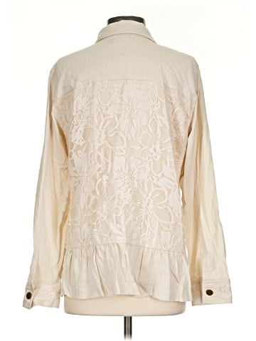 Simply Noelle Long Sleeve Button-Down Shirt (view 2)