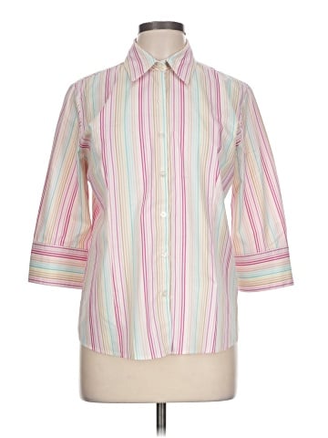 George 3/4 Sleeve Button-Down Shirt (view 1)