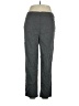 Alfred Dunner Chevron-herringbone Gray Casual Pants Size 14 Petite - photo 1