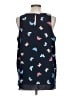 Gap Outlet 100% Recycled Polyester Blue Sleeveless Blouse Size L - photo 2