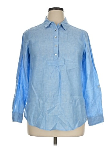 St. Tropez West Long Sleeve Button-Down Shirt (view 1)