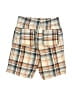 Gymboree 100% Cotton Plaid Orange Shorts Size 3 - photo 2