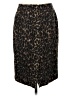 Talbots Animal Print Brown Formal Skirt Size 4 - photo 2