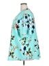 Your Style 100% Polyester Floral Teal Short Sleeve Blouse Size 3XL - photo 5