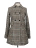 H&M Houndstooth Gray Coat Size 4 - photo 1