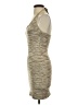 Forever 21 Metallic Tan Casual Dress Size S - photo 5