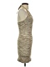 Forever 21 Metallic Tan Casual Dress Size S - photo 4