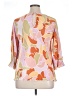 Halogen 100% Polyester Pink 3/4 Sleeve Blouse Size 1X - photo 2