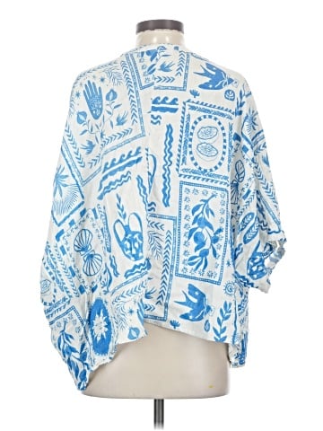 Calypso St. Barth Short Sleeve Blouse (view 2)