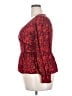 Knox Rose Red Long Sleeve Blouse Size XXL - photo 5