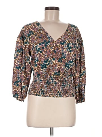 Maeve by Anthropologie 3/4 Sleeve Blouse (view 1)
