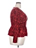Knox Rose Red Long Sleeve Blouse Size XXL - photo 4