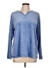 Nautica Blue Long Sleeve Henley Size L - photo 1