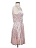 Charming Charlie 100% Polyester Metallic Silver Cocktail Dress Size S - photo 4