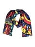 Unbranded 100% Polyester Paisley Blue Scarf One size - photo 1