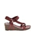 Teva Burgundy Wedges Size 6 - photo 1
