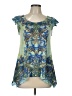 Cato 100% Polyester Blue Sleeveless T-Shirt Size L - photo 1