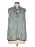 Max Studio 100% Polyester Teal Sleeveless Blouse Size M - photo 1