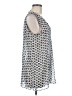 Valerie Bertinelli Silver Sleeveless Blouse Size M - photo 4