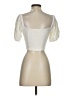 Altar'd State Ivory Short Sleeve Blouse Size S - photo 2