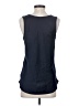 Gap 100% Polyester Blue Sleeveless Top Size S (tall) - photo 2