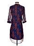 A. Byer 100% Polyester Print Blue Casual Dress Size S - photo 2