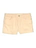 DKNY Jeans Solid Yellow Khaki Shorts Size 2 - photo 1
