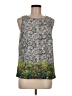 Kensie 100% Polyester Gray Sleeveless Top Size M - photo 1